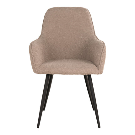Eetkamerstoelen  bouclé- set of 2