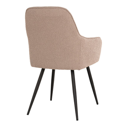 Eetkamerstoelen  bouclé- set of 2