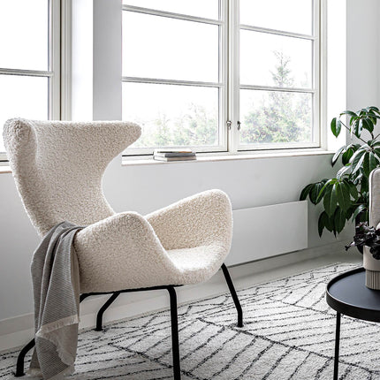 Fauteuil  - Vrijetijdsstoel wit schaap