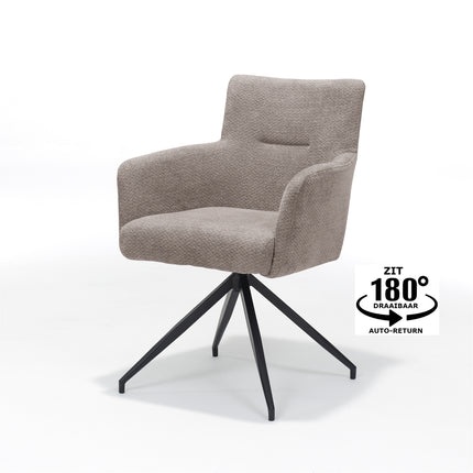 Eetkamerstoelen -  Retro Bliss Taupe