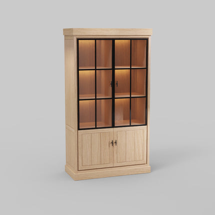 Eikenhout kasten 2 E02M