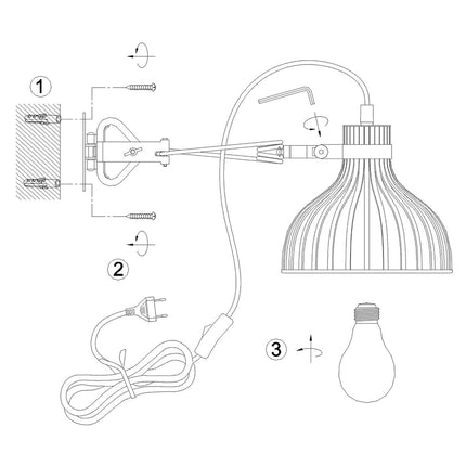 Klemspot Dunbar 3093ZW Zwart