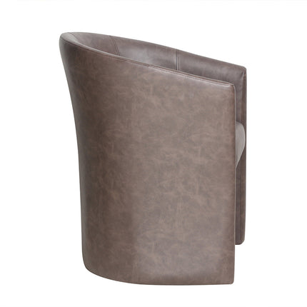 Kuipzeteltje 'Charlie' Vintage PU Donkerbruin (1c)