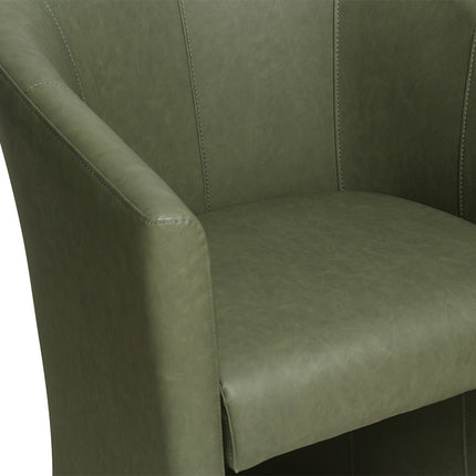 Kuipzeteltje 'Charlie' Vintage PU Groen (1c)