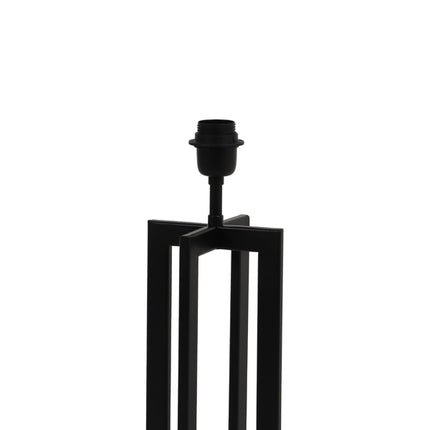 Lampvoet Mace - Mat Zwart - 15x15x35cm