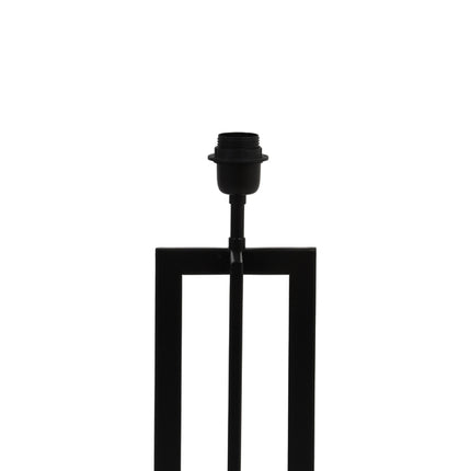 Lampvoet Mace - Mat Zwart - 15x15x35cm