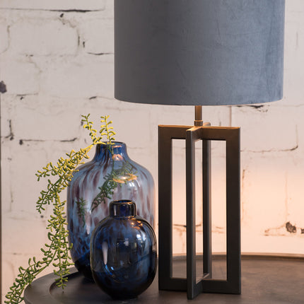 Lampvoet Mace - Mat Zwart - 15x15x35cm