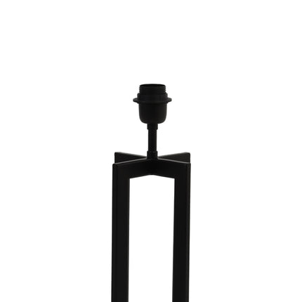 Lampvoet Mace - Mat Zwart - 15x15x35cm