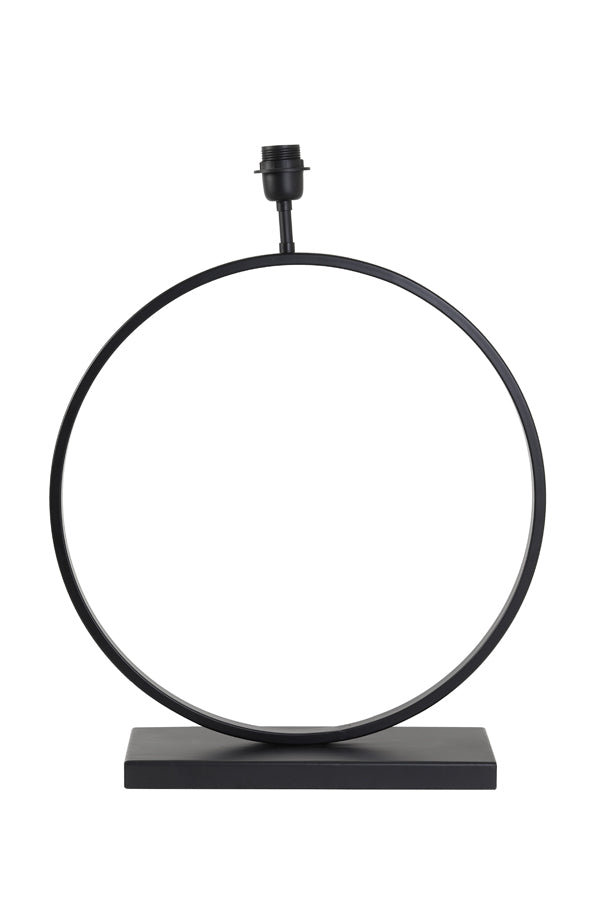 Lampvoet Liva - Mat Zwart - 50x15x59cm