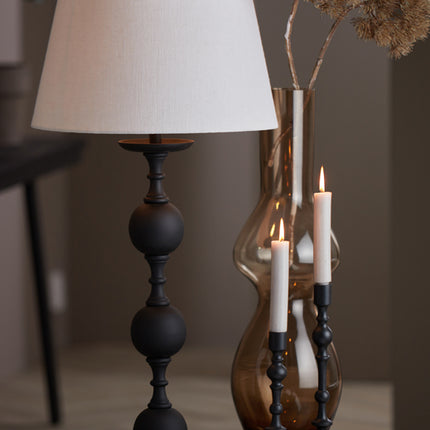 Lampvoet Lesane - Zwart - Ã˜17x70cm