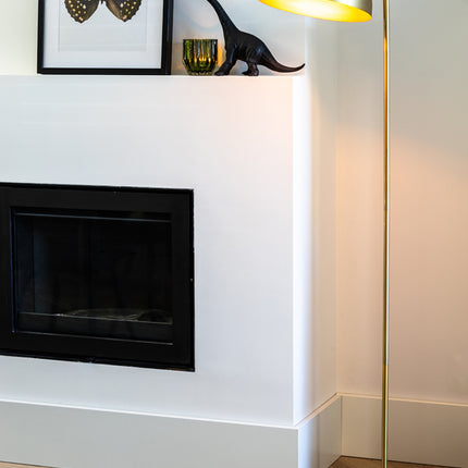 Vloerlamp Mette - Goud - 37x30x155cm