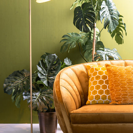Vloerlamp Mette - Goud - 37x30x155cm