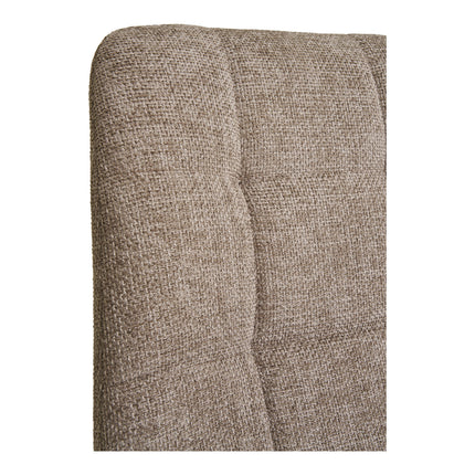 Dining chair, fabric, grey with grey legs, HN1272 (set of 2)
