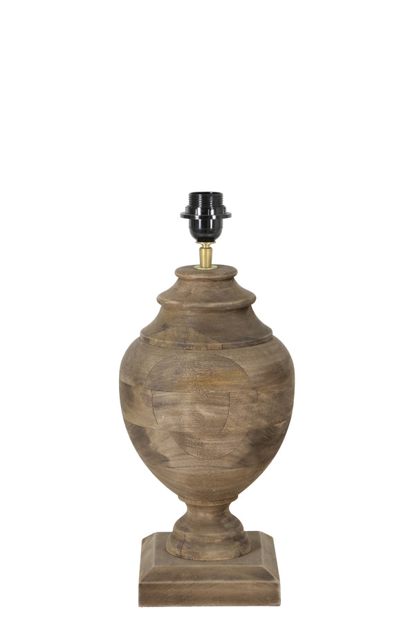 Lampvoet Milazzo - Bruin - 20x20x45cm