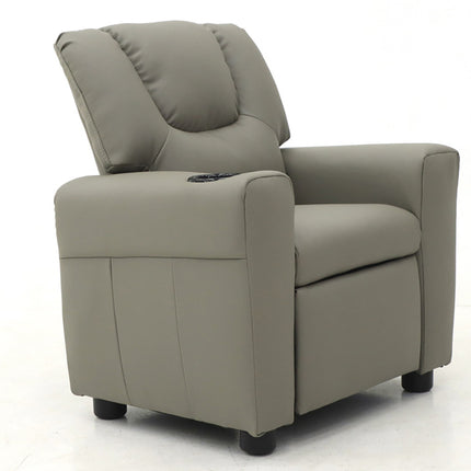 Mini-Relax 'Renée' manueel verstelbaar PU Grijs (1c)