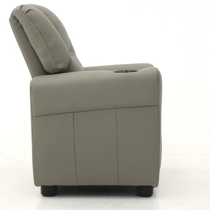 Mini-Relax 'Renée' manueel verstelbaar PU Grijs (1c)