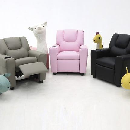 Mini-Relax 'Renée' manueel verstelbaar PU Grijs (1c)