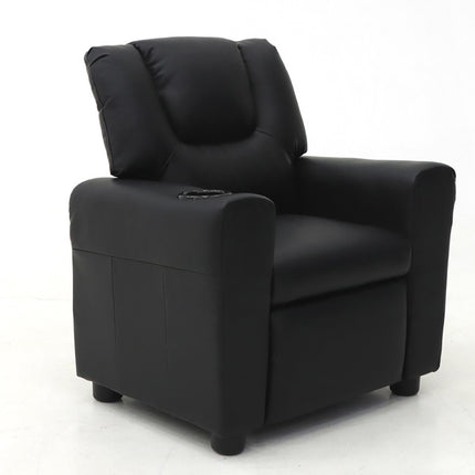 Mini-Relax 'Renée' manueel verstelbaar PU Zwart (1c)
