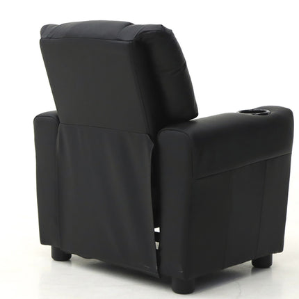 Mini-Relax 'Renée' manueel verstelbaar PU Zwart (1c)