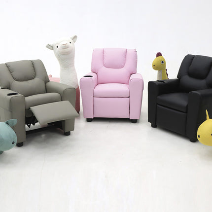 Mini-Relax 'Renée' manueel verstelbaar PU Zwart (1c)