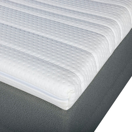 Bouclé Boxspring Antraciet 180x200