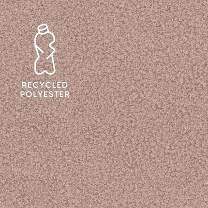 Bouclé Boxspring Oud Roze 140x210