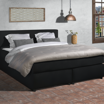 Boxspring Parga - Lederlook - Complete set - 200x220