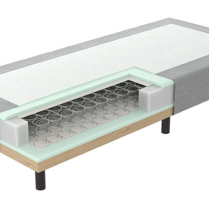 Losse boxspring Bonellvering Grijs 90x220