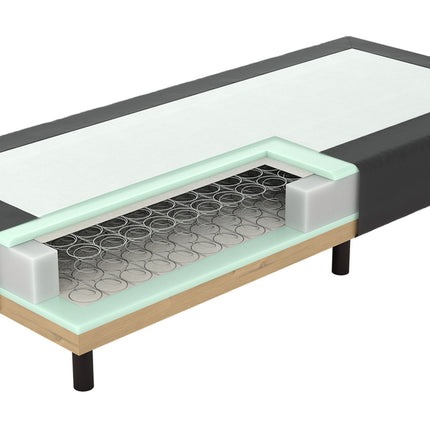 Losse boxspring Bonellvering Zwart 80x220