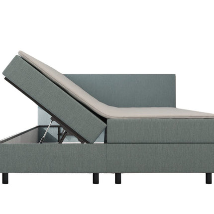 Opberg Boxspring Blauw 160x210