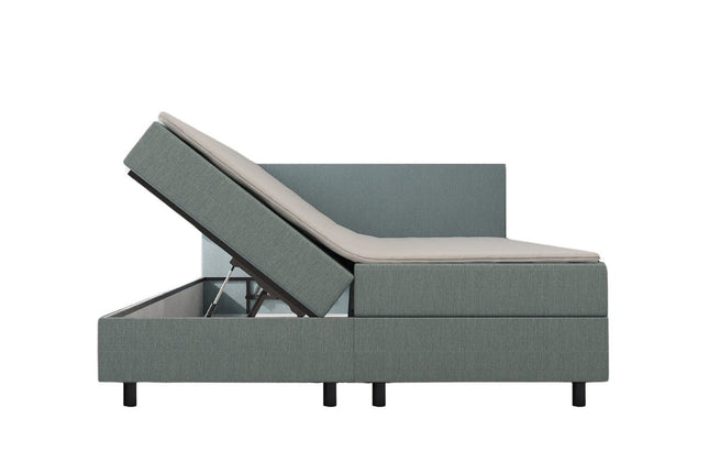 Opberg Boxspring Blauw 180x200