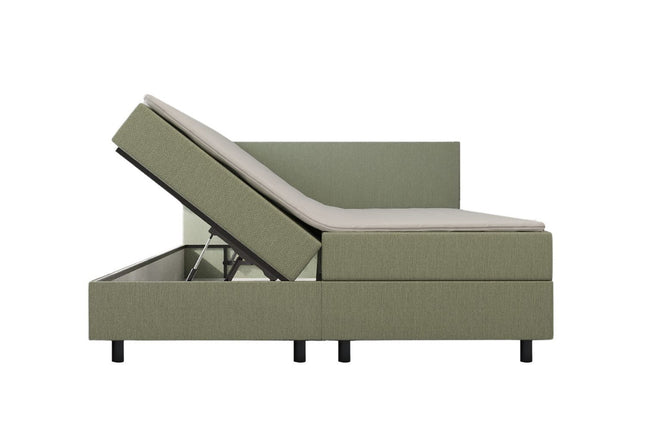 Opberg Boxspring Groen 160x210