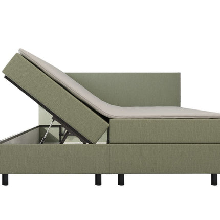 Opberg Boxspring Groen 180x210