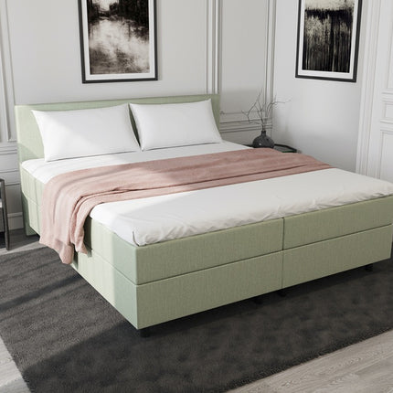 Opberg Boxspring Groen 180x210