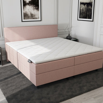 Opberg Boxspring Oud Roze 160x200