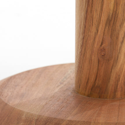 Bijzettafel Nalagu - Hout - Ã˜35cm
