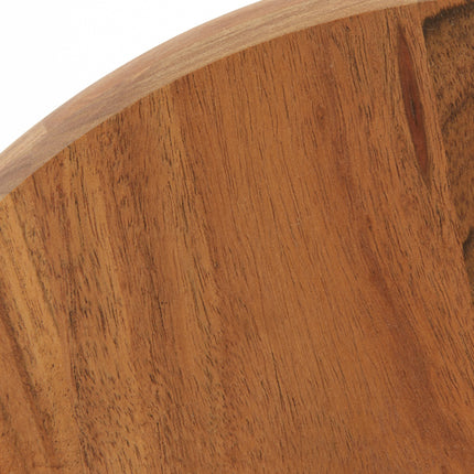 Bijzettafel Nalagu - Hout - Ã˜35cm