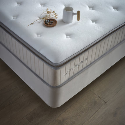 Opbergboxspring Birdybedd Beige 140x200
