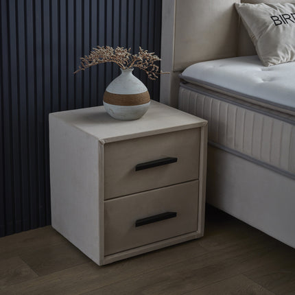 Opbergboxspring Birdybedd Beige 140x200