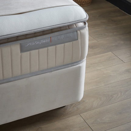 Opbergboxspring Birdybedd Beige 180x200