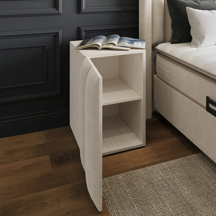 Opbergboxspring Blackpearl Beige 140x200