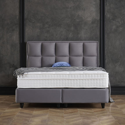Opbergboxspring Miami Velvet Antraciet 160x200