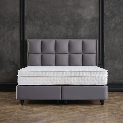 Opbergboxspring Miami Velvet Antraciet 160x200