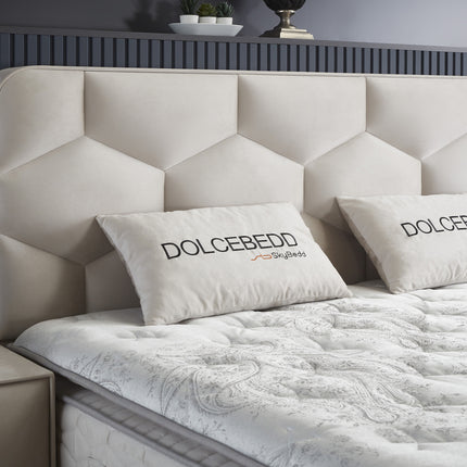 Opbergboxspring Dolcebedd Beige 160x200