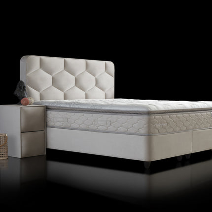 Opbergboxspring Dolcebedd Beige 160x200
