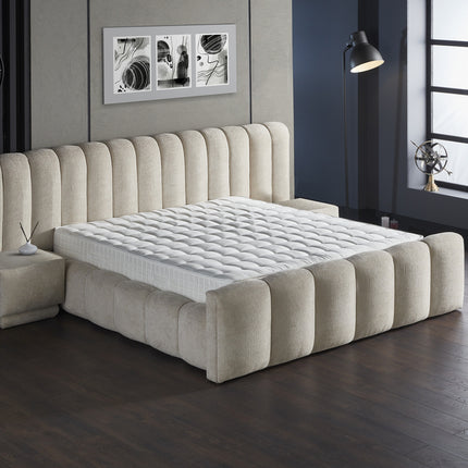 Opbergboxspring Iosbedd Beige 160x200