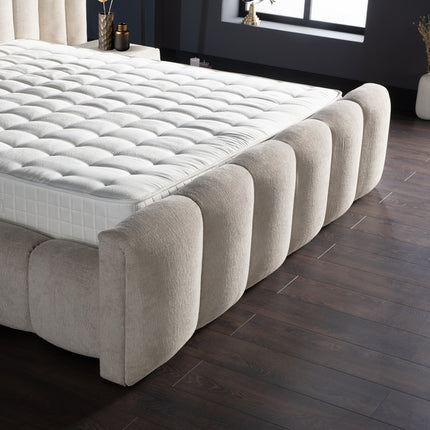 Opbergboxspring Iosbedd Beige 160x200