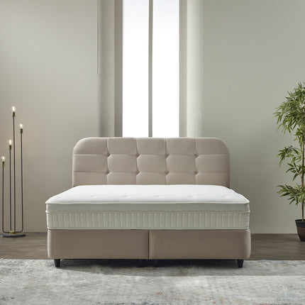 Opbergboxspring Rondo Velvet Antraciet 160x200