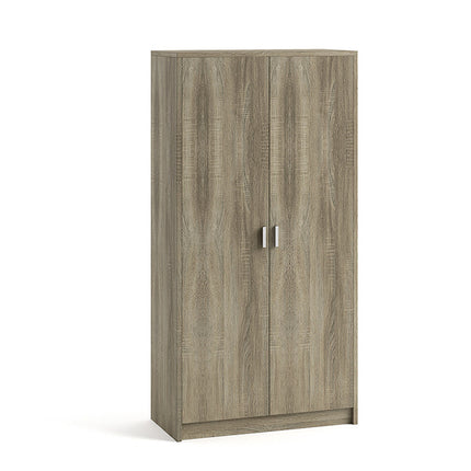 Opbergkast 'Space' 2 deuren en 4 legplanken Sonoma (1c)