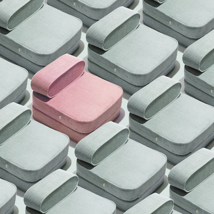 Pink Mousse Flip Chair